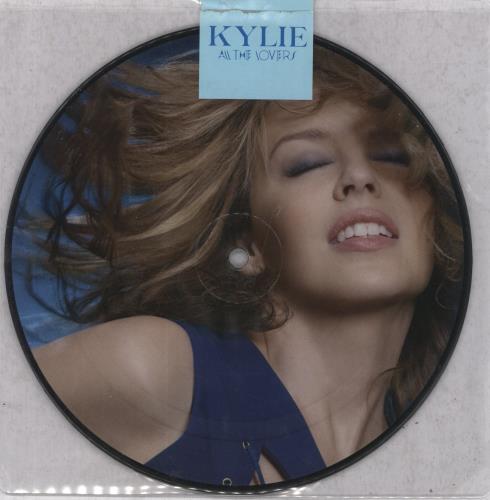Kylie Minogue All The Lovers - Title Stickered 7" vinyl picture disc (7 inch picture disc single) UK KYL7PAL607608