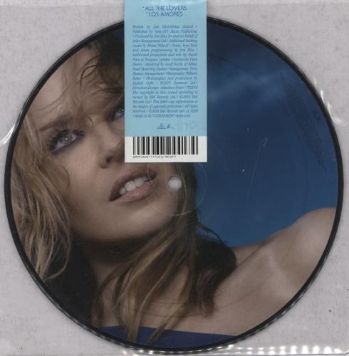 Kylie Minogue All The Lovers - Title Stickered 7" vinyl picture disc (7 inch picture disc single) UK KYL7PAL607608