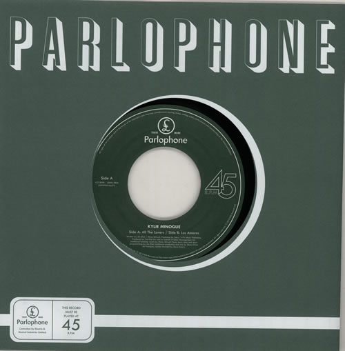 Kylie Minogue All The Lovers 7" vinyl single (7 inch record / 45) UK KYL07AL574137