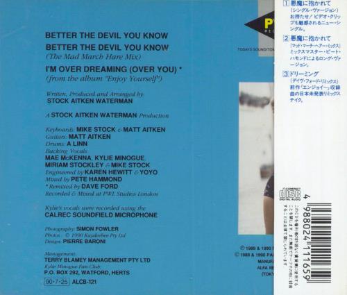 Kylie Minogue Better The Devil You Know + 2 Prints + obi CD single (CD5 / 5") Japanese KYLC5BE10280