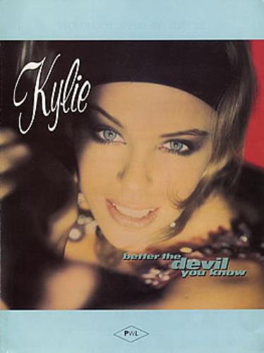Kylie Minogue Better The Devil You Know sheet music UK KYLSMBE352750