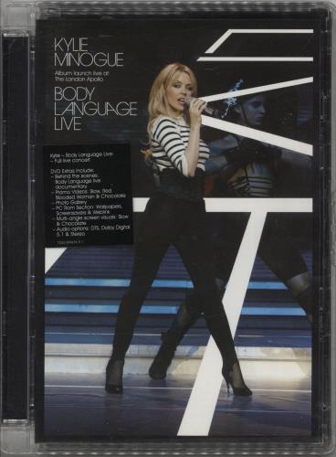 Kylie Minogue Body Language Live DVD UK KYLDDBO290925