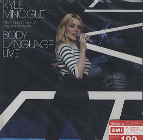 Kylie Minogue Body Language Live Video CD Indian KYLVDBO325228