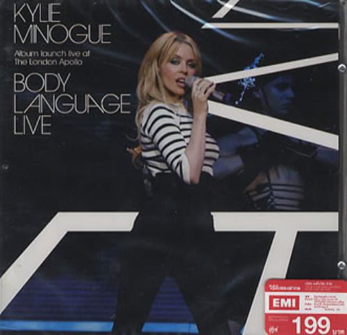 Kylie Minogue Body Language Live Video CD Thailand KYLVDBO354713