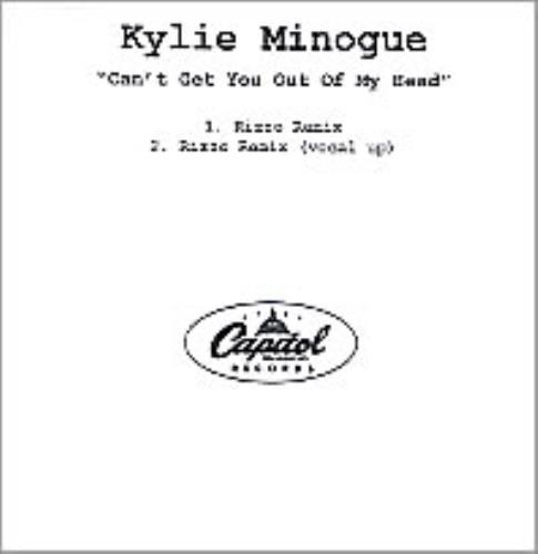 Kylie Minogue Can't Get You Out Of My Head CD-R acetate US KYLCRCA258961