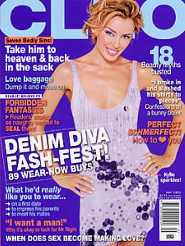 Kylie Minogue Clio magazine Australian KYLMACL215499