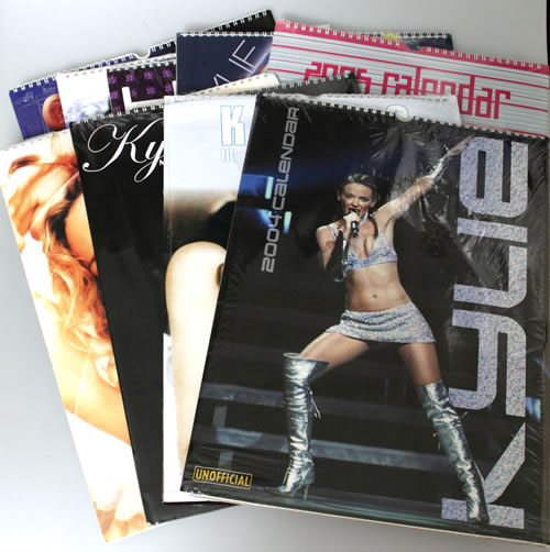 Kylie Minogue Collection of 9 Calendars - 2004-2006 calendar UK KYLCACO571302