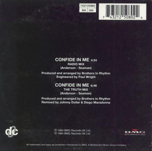 Kylie Minogue Confide In Me CD single (CD5 / 5") French KYLC5CO353365