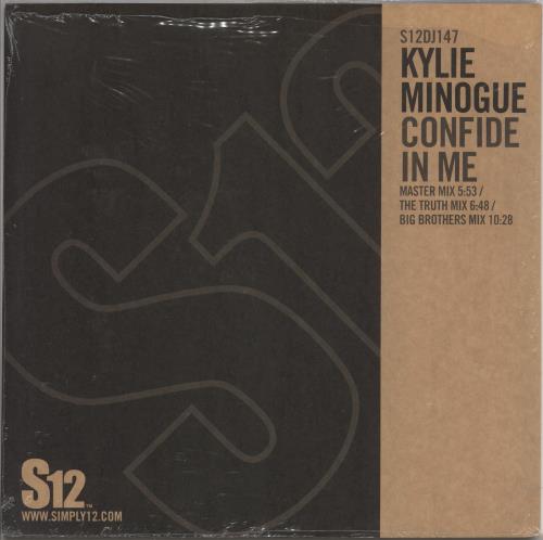 Kylie Minogue Confide In Me 12" vinyl single (12 inch record / Maxi-single) UK KYL12CO737448