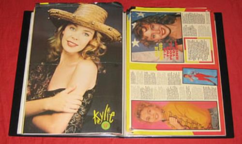 Kylie Minogue Cuttings Book (1) memorabilia UK KYLMMCU354902