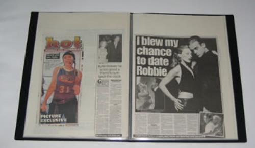 Kylie Minogue Cuttings Book (2) memorabilia UK KYLMMCU354905