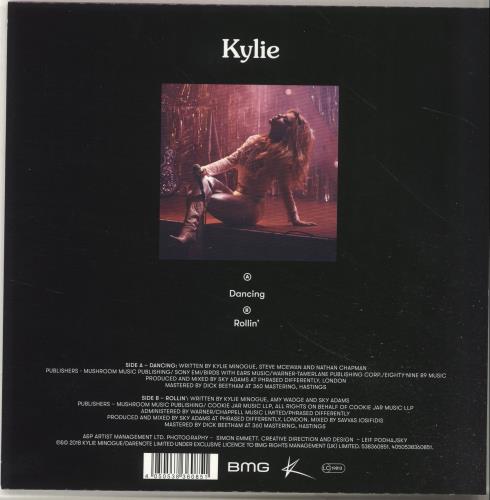 Kylie Minogue Dancing 7" vinyl single (7 inch record / 45) UK KYL07DA694000