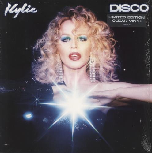 Kylie Minogue Disco - Clear Vinyl + Autographed Colour Photo vinyl LP album (LP record) UK KYLLPDI878896