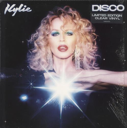 Kylie Minogue Disco - Clear Vinyl + Print vinyl LP album (LP record) UK KYLLPDI880854