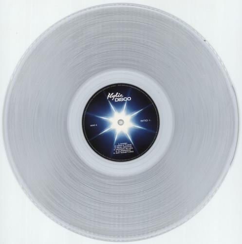Kylie Minogue Disco - Clear Vinyl + Print vinyl LP album (LP record) UK KYLLPDI880854