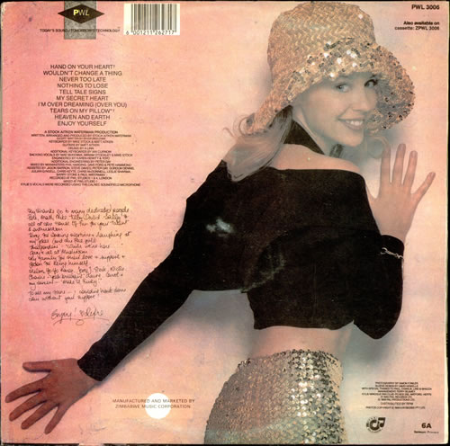 Kylie Minogue Enjoy Yourself vinyl LP album (LP record) Zimbabwe KYLLPEN507441
