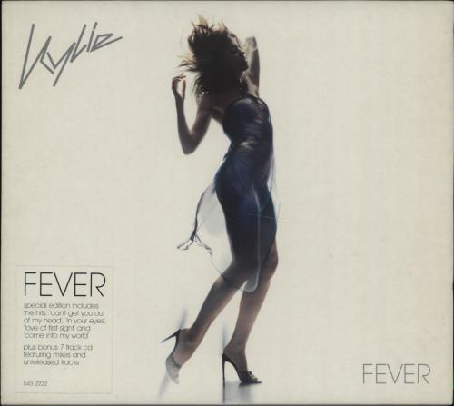 Kylie Minogue Fever - Stickered Slipcase 2 CD album set (Double CD) UK KYL2CFE224004