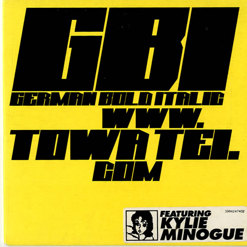 Kylie Minogue G.B.I. - With Towa Tei CD single (CD5 / 5") Australian KYLC5GB126961
