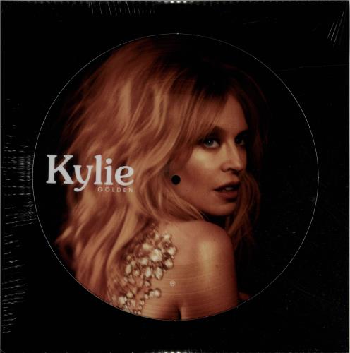 Kylie Minogue Golden + Print - Sealed picture disc LP (vinyl picture disc album) UK KYLPDGO698132