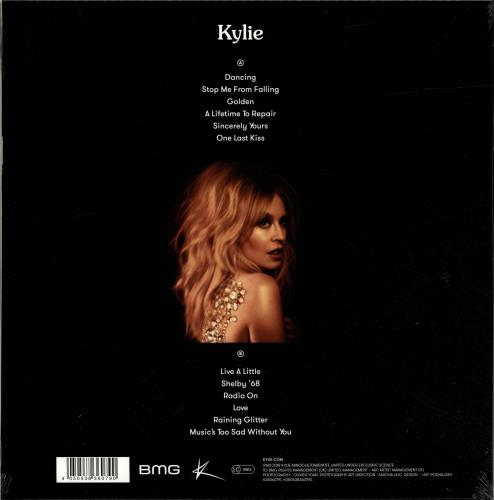 Kylie Minogue Golden + Print - Sealed picture disc LP (vinyl picture disc album) UK KYLPDGO698132
