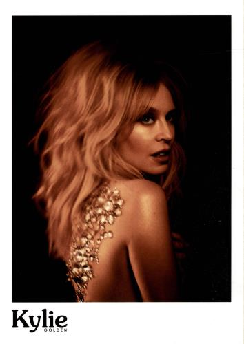 Kylie Minogue Golden + Print - Sealed picture disc LP (vinyl picture disc album) UK KYLPDGO698132