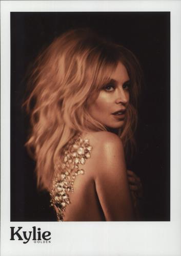 Kylie Minogue Golden + Print picture disc LP (vinyl picture disc album) UK KYLPDGO880850