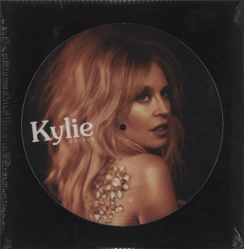 Kylie Minogue Golden - Sealed picture disc LP (vinyl picture disc album) UK KYLPDGO881199