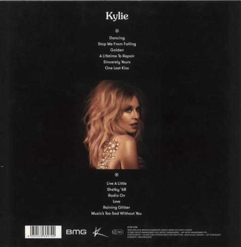 Kylie Minogue Golden picture disc LP (vinyl picture disc album) UK KYLPDGO880975