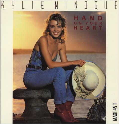 Kylie Minogue Hand On Your Heart 12" vinyl single (12 inch record / Maxi-single) French KYL12HA374355
