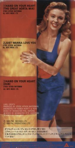 Kylie Minogue Hand On Your Heart 3" CD single (CD3) Japanese KYLC3HA81240