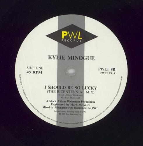 Kylie Minogue I Should Be So Lucky - Remix 12" vinyl single (12 inch record / Maxi-single) UK KYL12IS17634