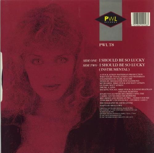 Kylie Minogue I Should Be So Lucky - Remix 12" vinyl single (12 inch record / Maxi-single) UK KYL12IS17634