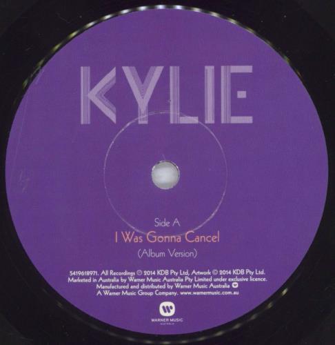 Kylie Minogue I Was Gonna Cancel - Shrink 7" vinyl single (7 inch record / 45) Australian KYL07IW634794