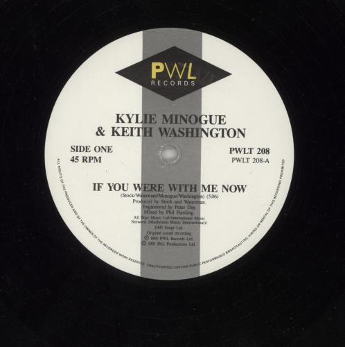 Kylie Minogue If You Were With Me Now 12" vinyl single (12 inch record / Maxi-single) UK KYL12IF20423