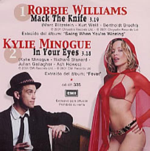 Kylie Minogue In Your Eyes CD single (CD5 / 5") Argentinean KYLC5IN214505