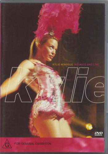 Kylie Minogue Intimate And Live DVD Australian KYLDDIN215641