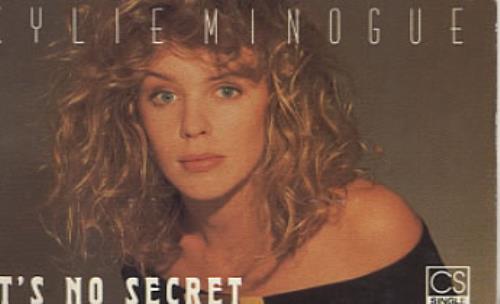 Kylie Minogue It's No Secret cassette single US KYLCSIT66971
