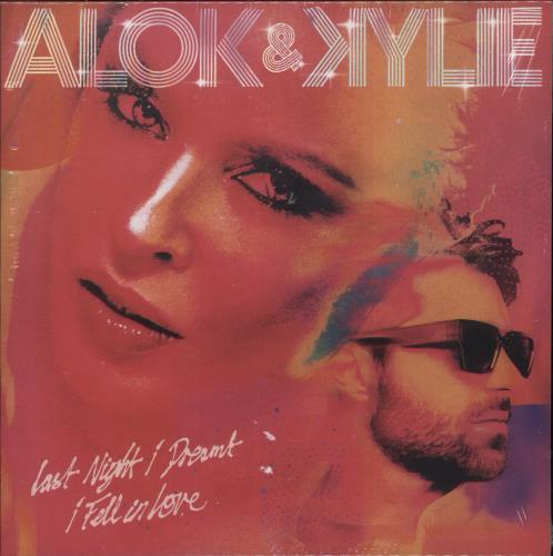 Kylie Minogue Last Night I Dreamt I Fell In Love - Orange Vinyl + Numbered - Sealed 7" vinyl single (7 inch record / 45) UK KYL07LA872515