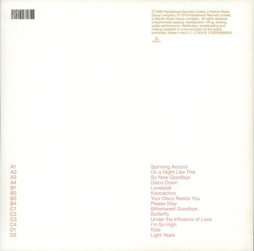 Kylie Minogue Light Years - Blue vinyl - Sealed 2-LP vinyl record set (Double LP Album) UK KYL2LLI698144