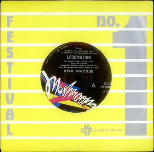 Kylie Minogue Locomotion 7" vinyl single (7 inch record / 45) Australian KYL07LO45233