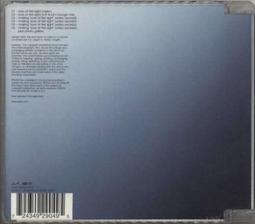 Kylie Minogue Love At First Sight DVD Single UK KYLDSLO215784