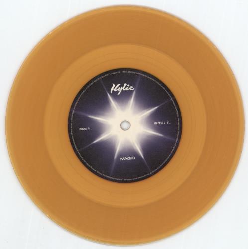 Kylie Minogue Magic - Yellow Vinyl - EX 7" vinyl single (7 inch record / 45) UK KYL07MA881161
