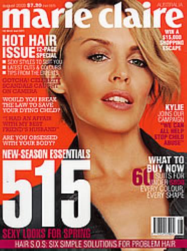 Kylie Minogue Marie Claire magazine Australian KYLMAMA254953