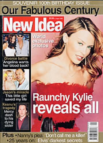 Kylie Minogue New Idea magazine Australian KYLMANE221736