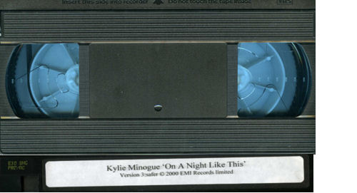 Kylie Minogue On A Night Like This video (VHS or PAL or NTSC) UK KYLVION191761