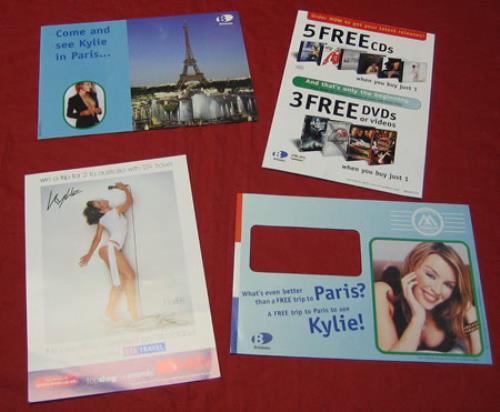 Kylie Minogue Selection Of Flyers handbill UK KYLHBSE361303