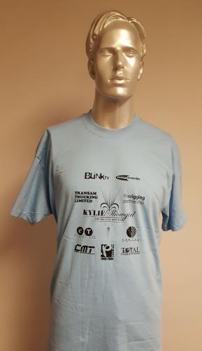 Kylie Minogue Showgirl - The Greatest Hits Tour 2005 - Pale Blue/Extra large t-shirt UK KYLTSSH672383