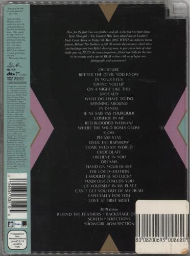 Kylie Minogue Showgirl - The Greatest Hits Tour DVD UK KYLDDSH341649