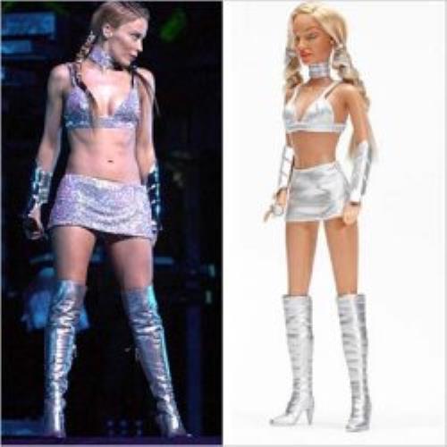 Kylie Minogue Silvanemesis - Poseable Figure Toy UK KYLTYSI284795