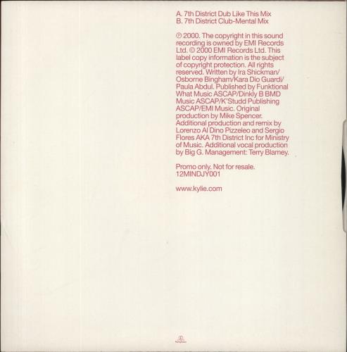 Kylie Minogue Spinning Around 12" vinyl single (12 inch record / Maxi-single) UK KYL12SP157975